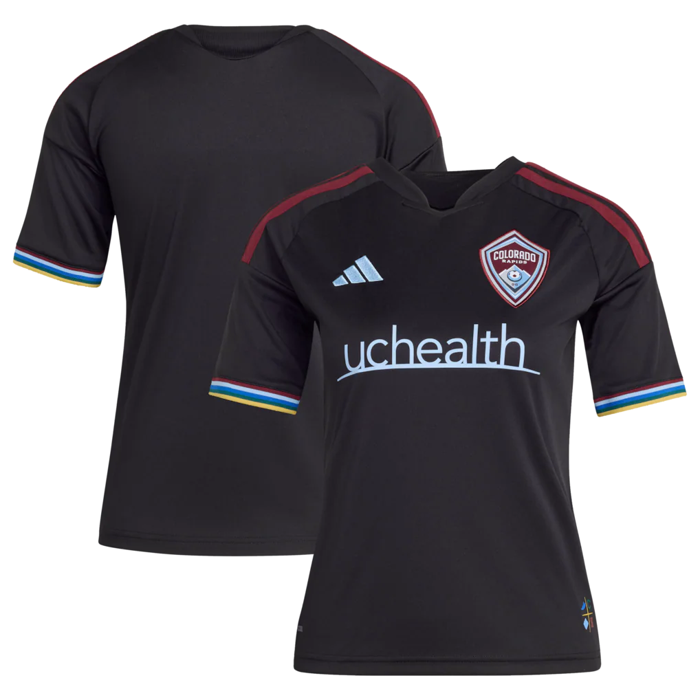 Colorado Rapids adidas Youth 2026 Colorful Colorado Jersey - Black