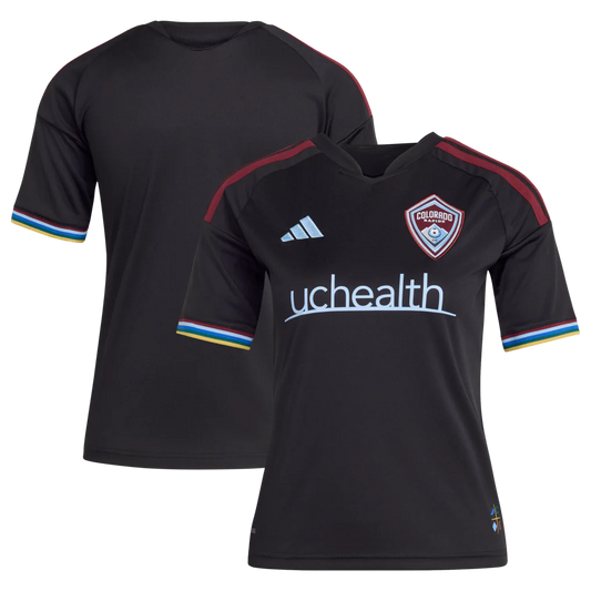 Colorado Rapids adidas Youth 2026 Colorful Colorado Jersey - Black