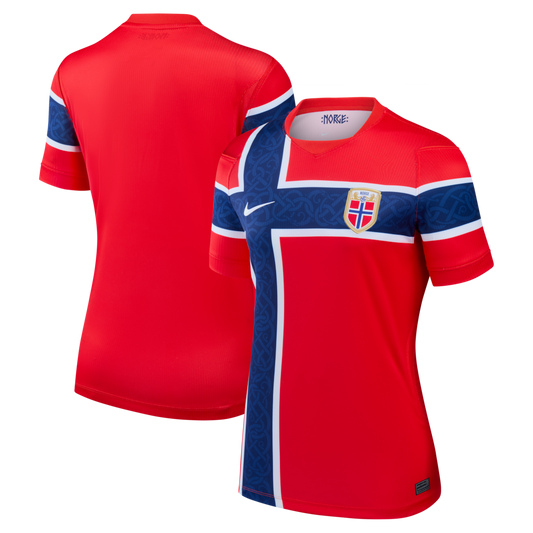 Norway National Team Nike Women's 2026 Home Stadium Jersey - Red