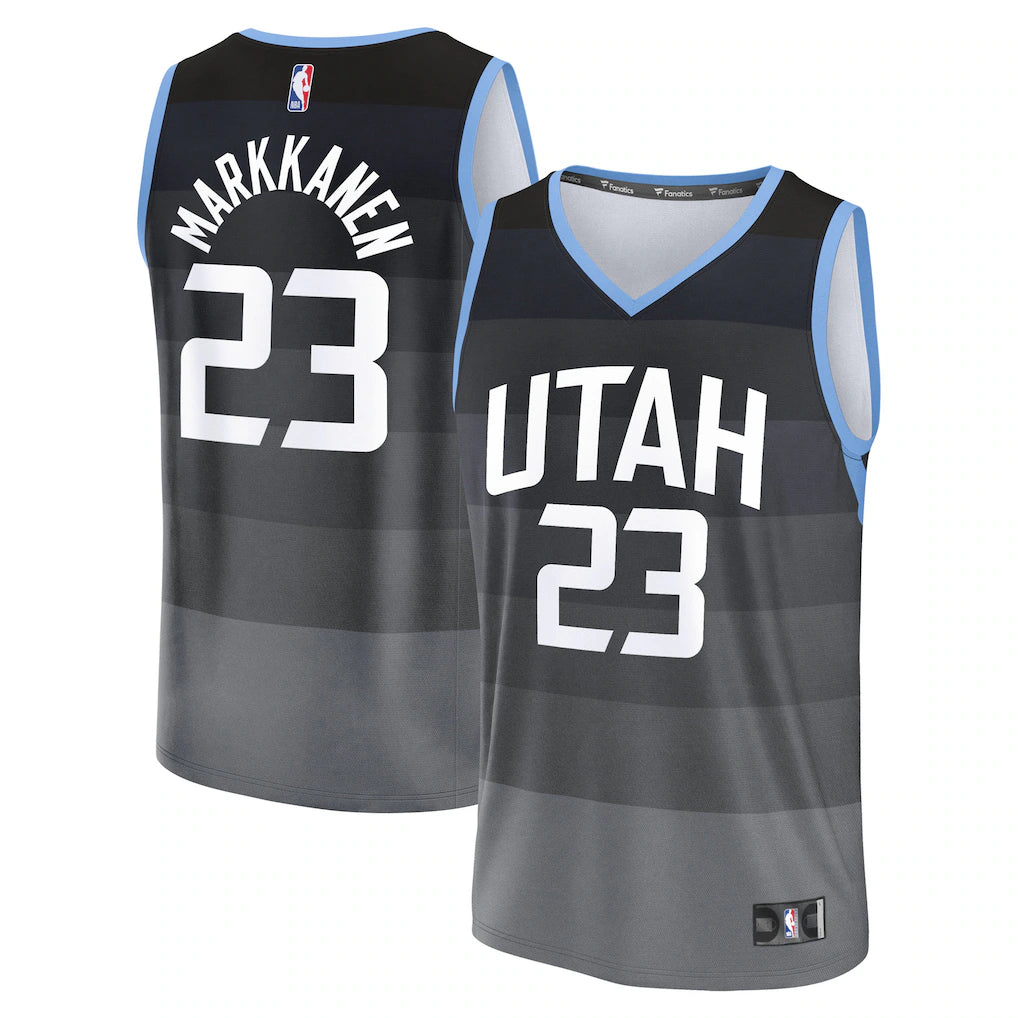 Lauri Markkanen Utah Jazz 2025/26 City Edition Jersey - Black