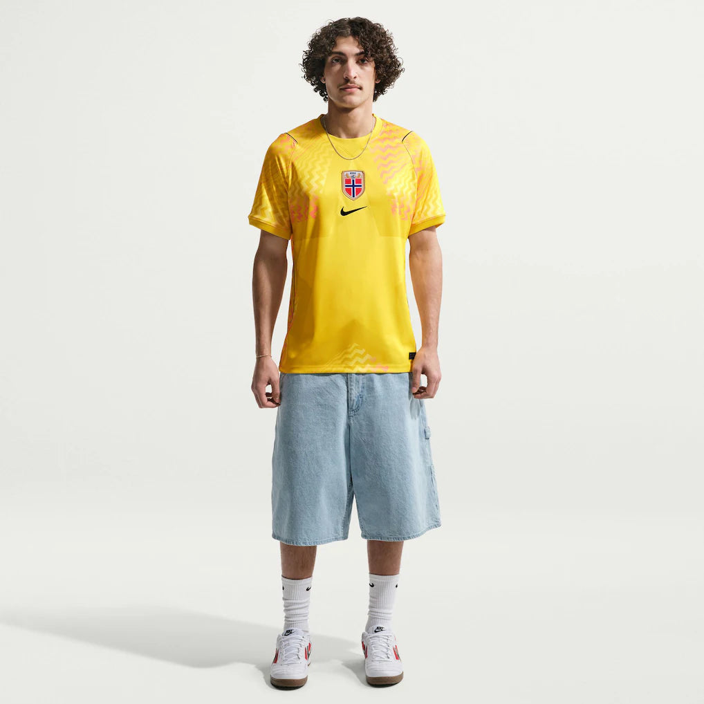 Norway National Team Nike 2026 Goalkeeper Stadium Jersey - Yellow