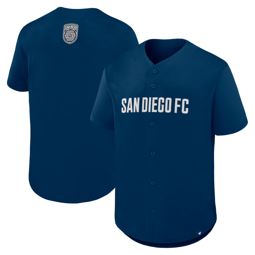 San Diego FC Maximum Intensity Button-Up Jersey - Navy