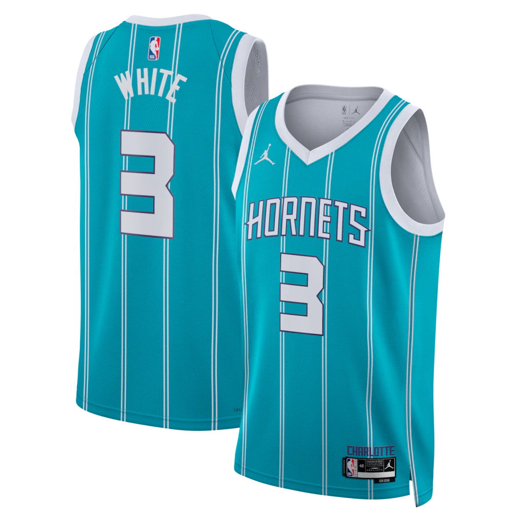 Coby White Charlotte Hornets Unisex - Icon Edition - Teal