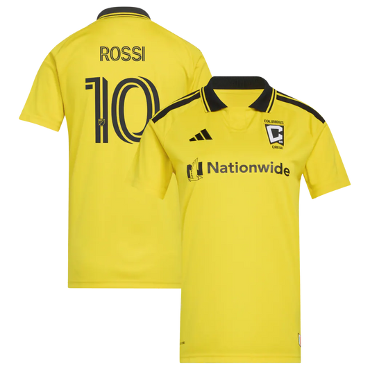 Diego Rossi Columbus Crew adidas Women's 2026 The Crafted for Excellence Kit Jersey - Yellow
