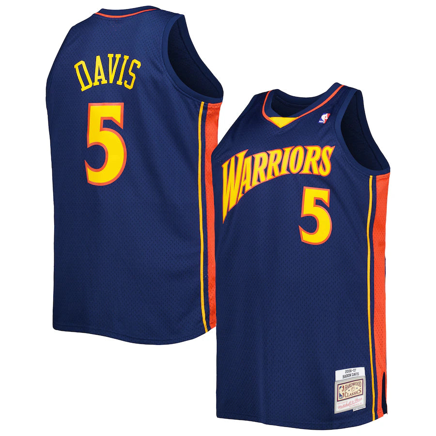 Baron Davis Golden State Warriors Big & Tall Hardwood Classics 2006/07 - Navy
