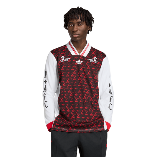 Arsenal x Places+Faces Lifestyler Long Sleeve Fashion Jersey - Black