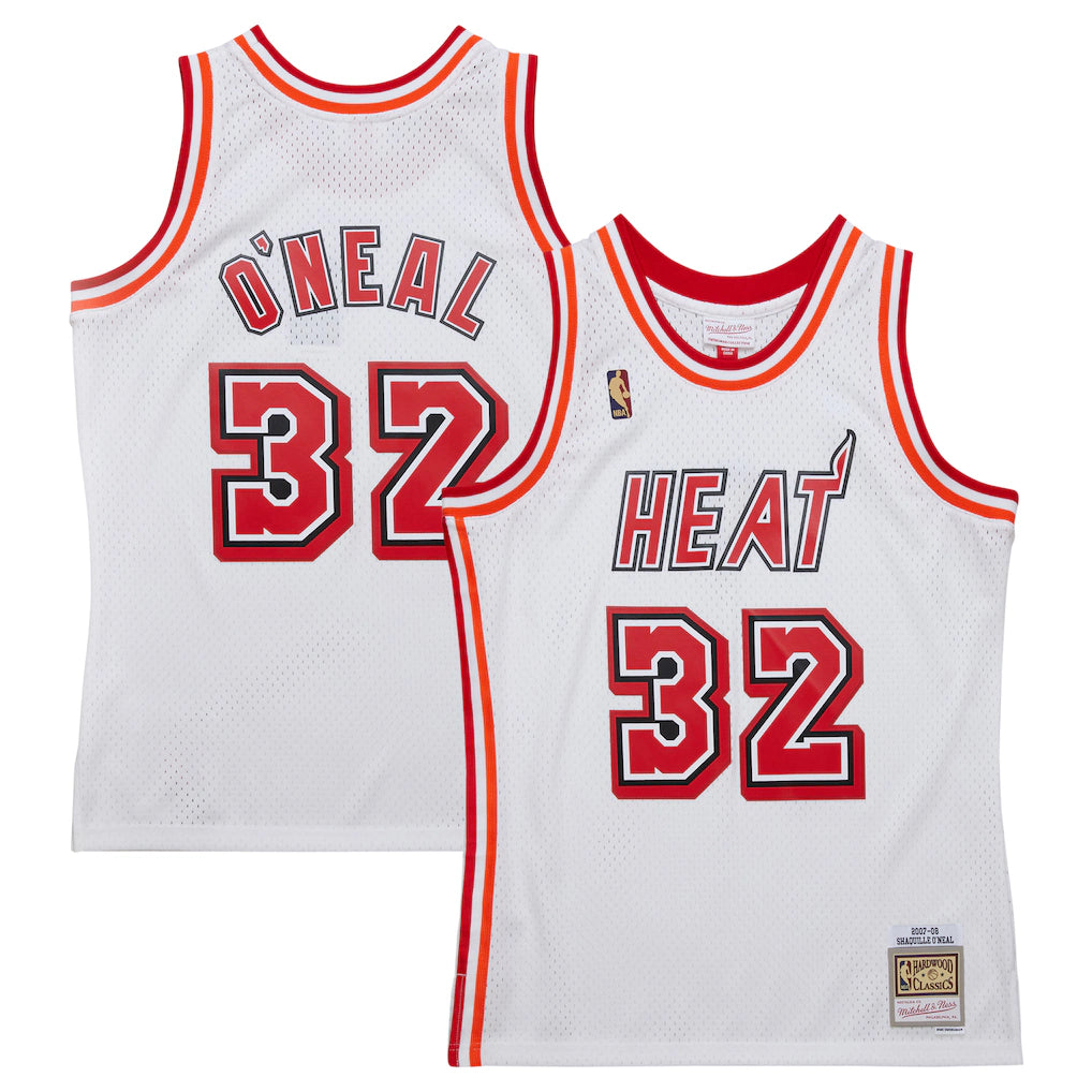 Shaquille O'Neal Miami Heat 2007/08 Hardwood Classics - White