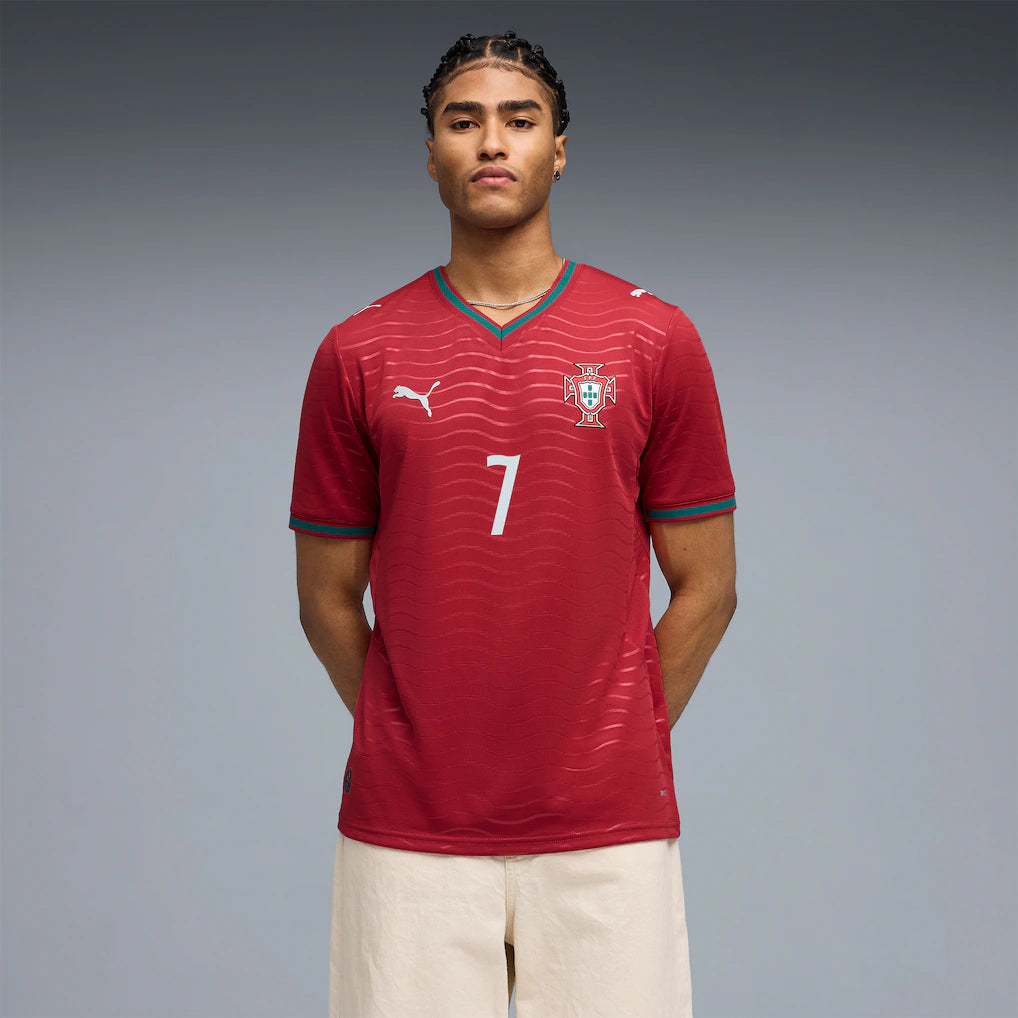 Cristiano Ronaldo Portugal National Team Puma 2026 Home Jersey - Red