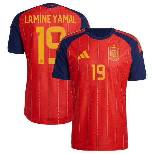 Lamine Yamal Spain National Team 2026 Home - Red