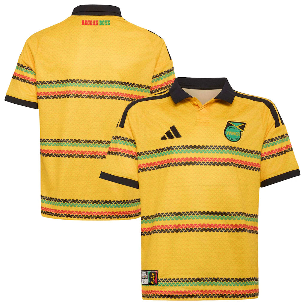 Jamaica National Team adidas Youth 2026 Jersey - Yellow