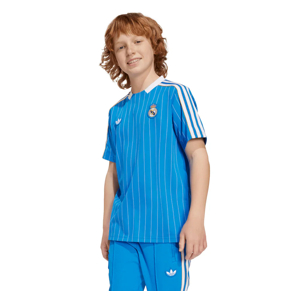 Real Madrid Youth Terrace Icons Jersey - Blue