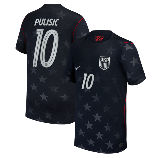 Christian Pulisic USMNT Nike Youth 2026 Away Stadium Jersey - Blue
