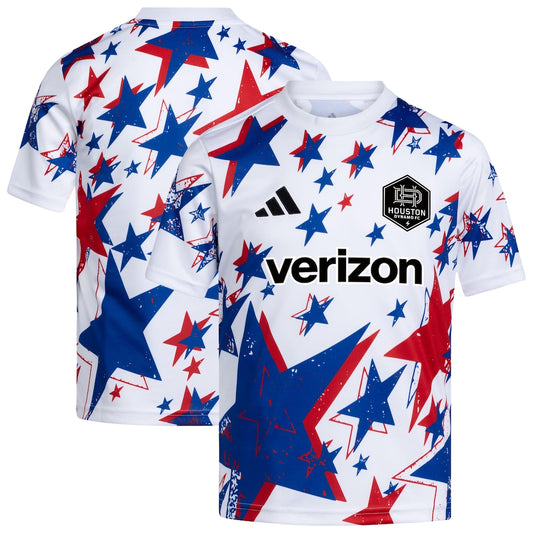 Houston Dynamo FC Youth 2026 Americana Pre-Match Jersey - White