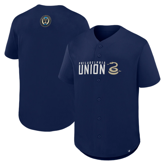 Philadelphia Union Maximum Intensity Button-Up Jersey - Navy