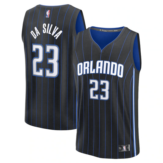 Tristan da Silva Orlando Magic 2024 NBA Draft Player Jersey - Icon Edition - Black