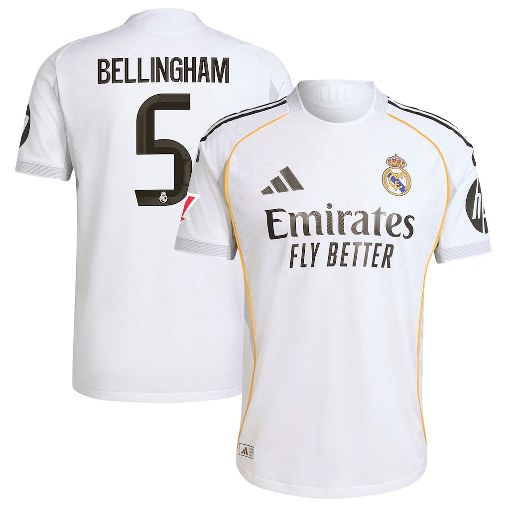 Jude Bellingham Real Madrid 2025/26 Home - White