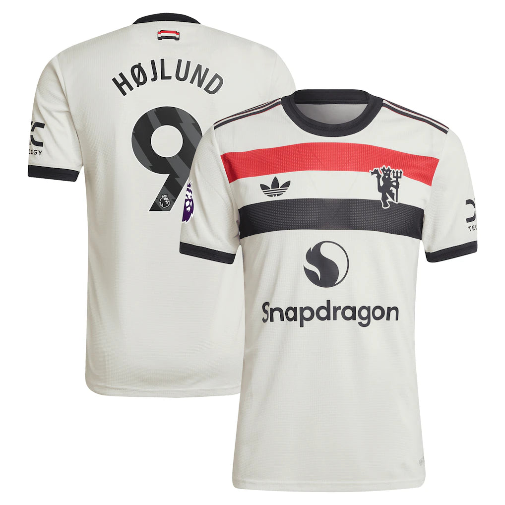 Rasmus Højlund Manchester United 2024/25 Third - Cream