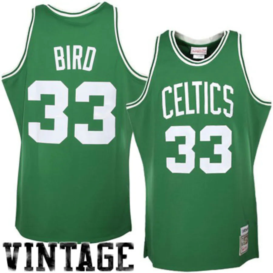 Larry Bird Boston Celtics 1985/86 Hardwood Classics - Kelly Green