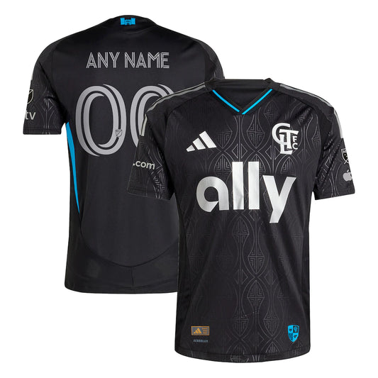 Charlotte FC 2025 Fortress Kit Custom Jersey - Black
