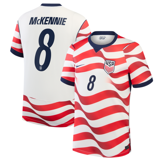 Weston McKennie USMNT Nike 2026 Home Stadium Jersey - White