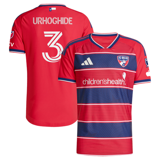 Osaze Urhoghide FC Dallas 2026 DNA Kit On-Field Patch Jersey - Red