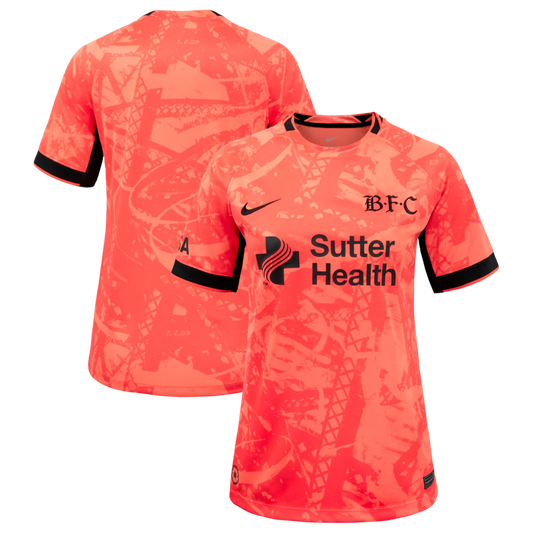 Bay FC Nike Women's 2026 Third Stadium Jersey - Red