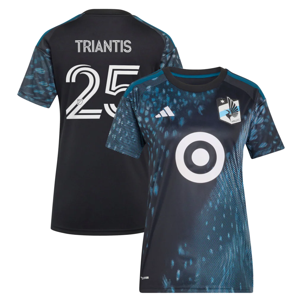 Nectarios Triantis Minnesota United FC adidas Women's 2026 The Decade Kit Jersey - Black