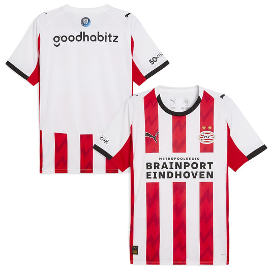 PSV Eindhoven Puma 2025/26 Home Jersey - White