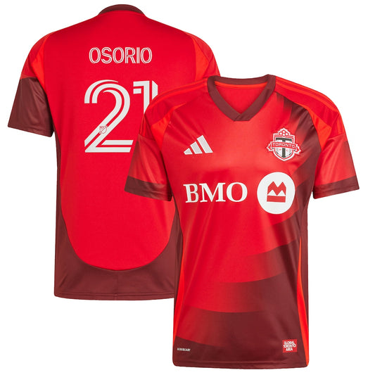 Jonathan Osorio Toronto FC adidas 2025 Club Kit Player Jersey - Red