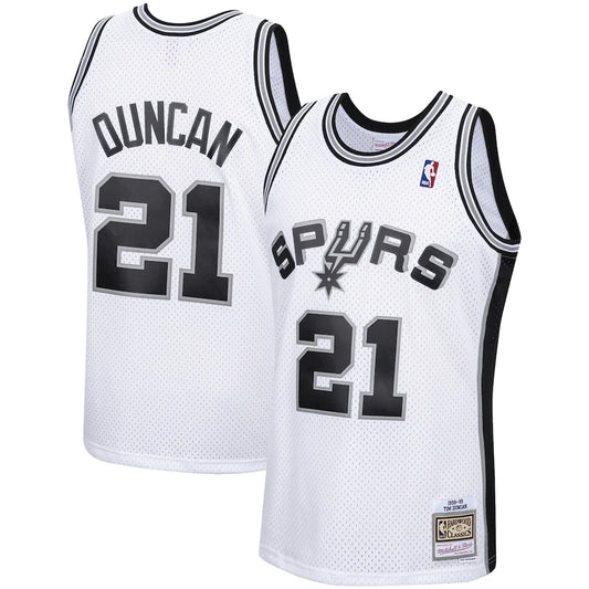 Tim Duncan San Antonio Spurs 1998/99 Hardwood Classics - White