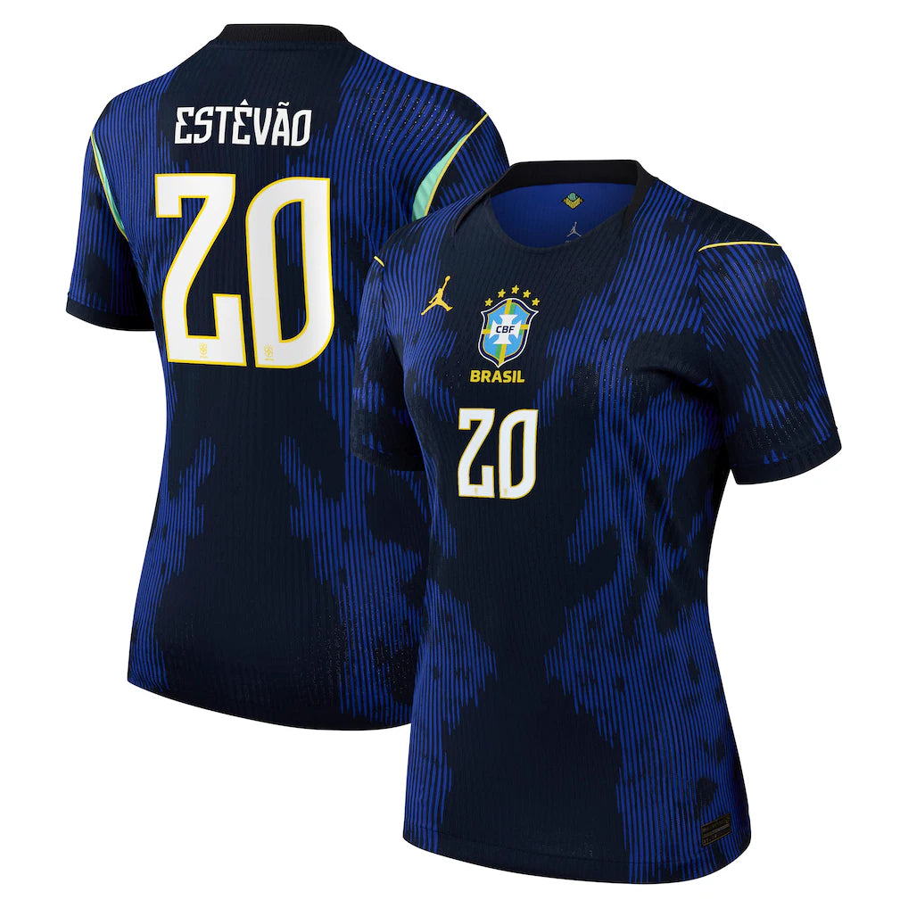 Estêvão Brazil National Team Women's 2026 Away Match - Blue