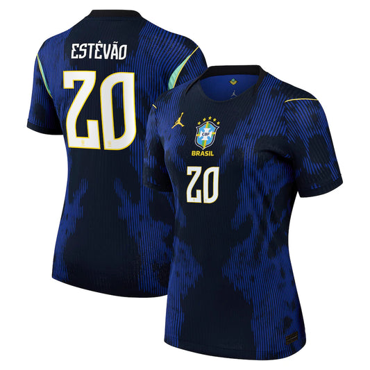 Estêvão Brazil National Team Women's 2026 Away Match - Blue