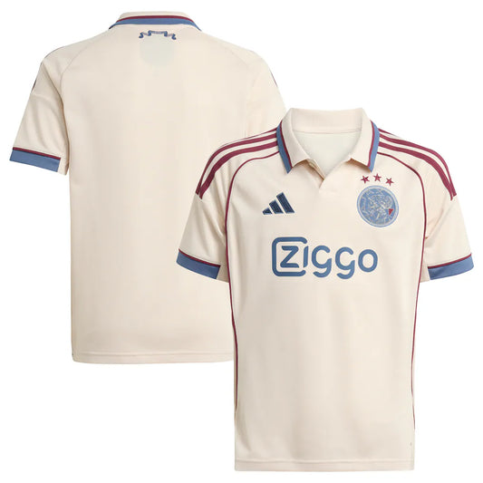 Ajax adidas Youth 2025/26 Third Jersey - Tan