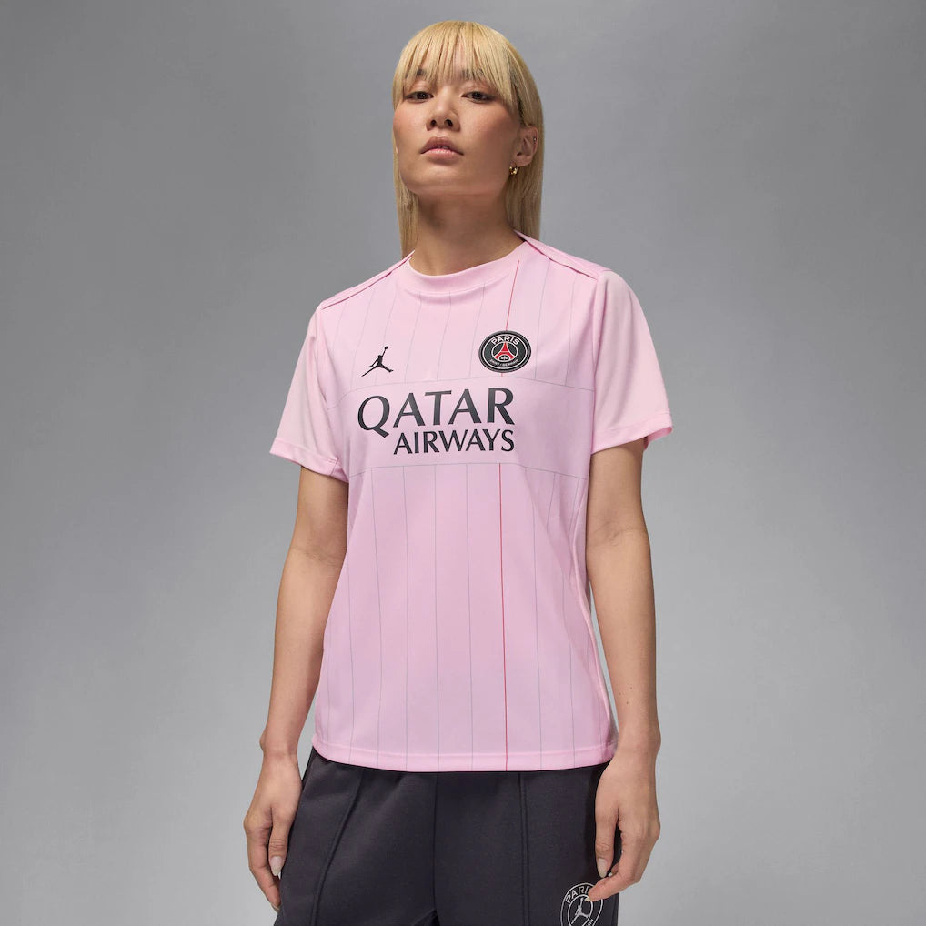 Paris Saint-Germain Women's 2025/26 Academy Pro Pre-Match Performance Dri-FIT Top - Pink