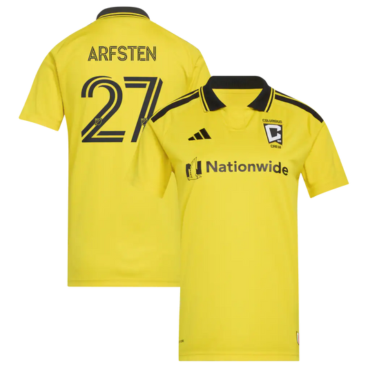Maximilian Arfsten Columbus Crew adidas Women's 2026 The Crafted for Excellence Kit Jersey - Yellow