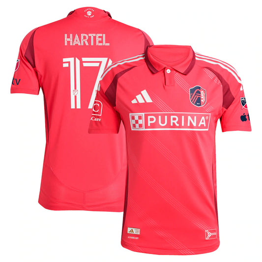 Marcel Hartel St. Louis CITY SC 2025 Forever CITY Red On-Field - Red