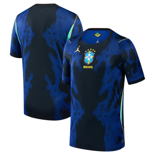 Brazil National Team Jordan Brand Youth 2026 Away Stadium Jersey - Blue