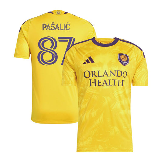 Marco Pašalić Orlando City SC adidas 2026 Sunken Treasure Kit Jersey - Gold
