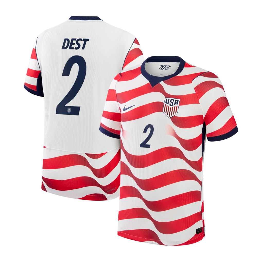 Sergiño Dest USMNT 2026 Home Match - White