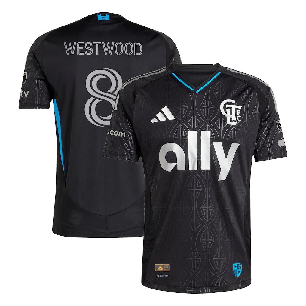 Ashley Westwood Charlotte FC 2025 Fortress Kit Player Jersey - Black
