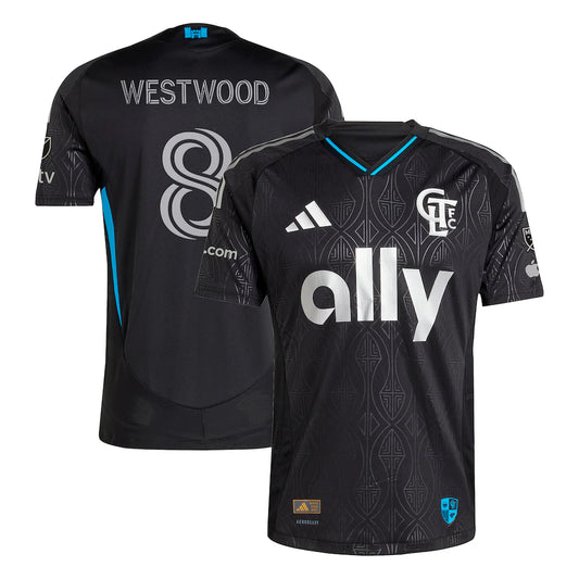 Ashley Westwood Charlotte FC 2025 Fortress Kit Player Jersey - Black
