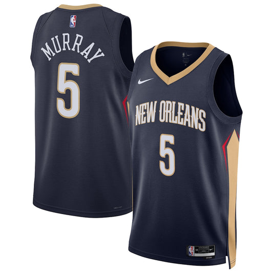 Dejounte Murray New Orleans Pelicans Unisex 2024 Offseason Addition - Navy