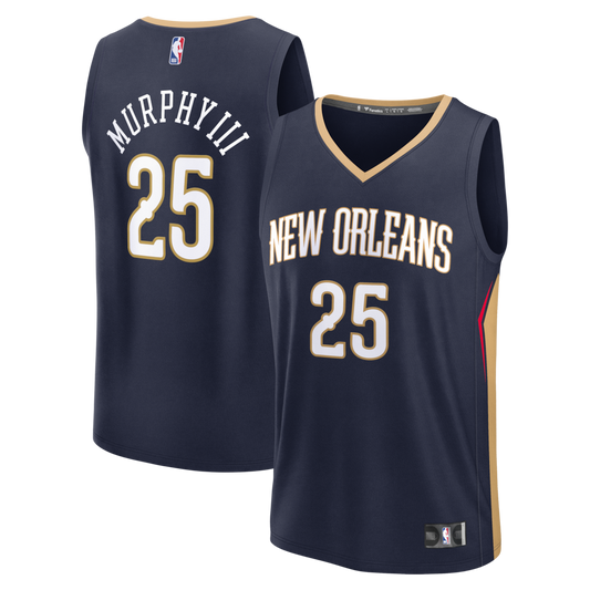 Trey Murphy III New Orleans Pelicans Fanatics Fast Break Jersey - Navy - Icon Edition