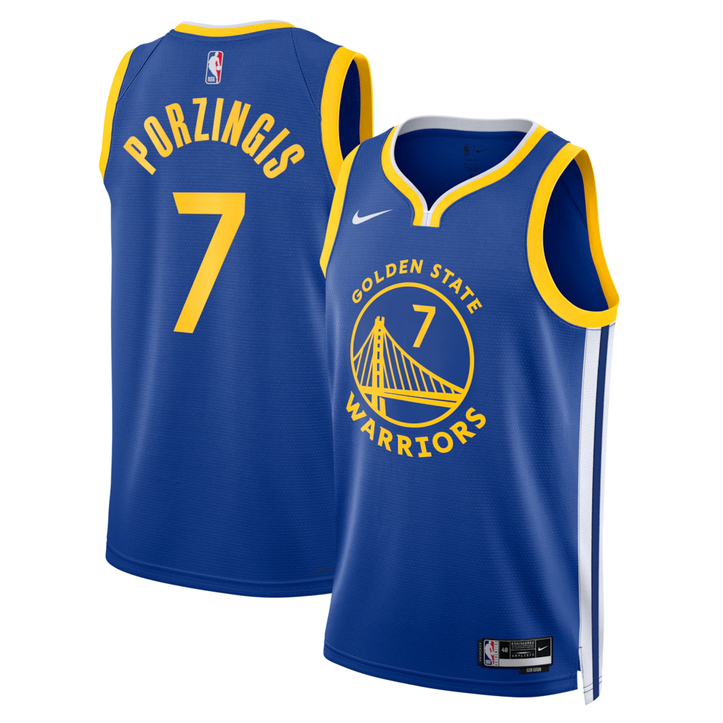 Kristaps Porziņģis Golden State Warriors Unisex - Icon Edition - Royal