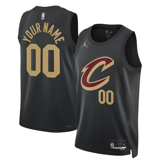 Cleveland Cavaliers Unisex 2022/23 Swingman Custom Jersey - Statement Edition - Black