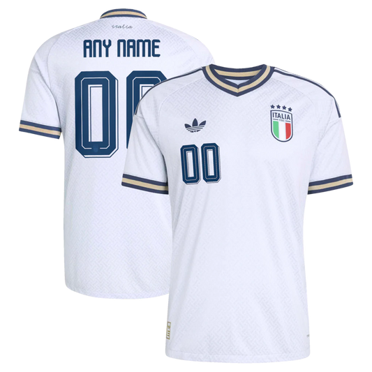 Italy National Team 2026 Away On-Field Custom Jersey - Light Blue