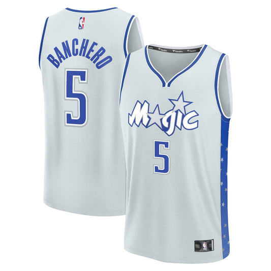 Paolo Banchero Orlando Magic 2025/26 City Edition Jersey - Silver