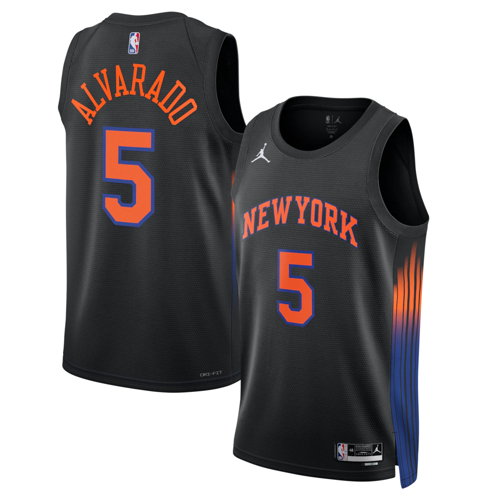 José Alvarado New York Knicks Unisex - Statement Edition - Black