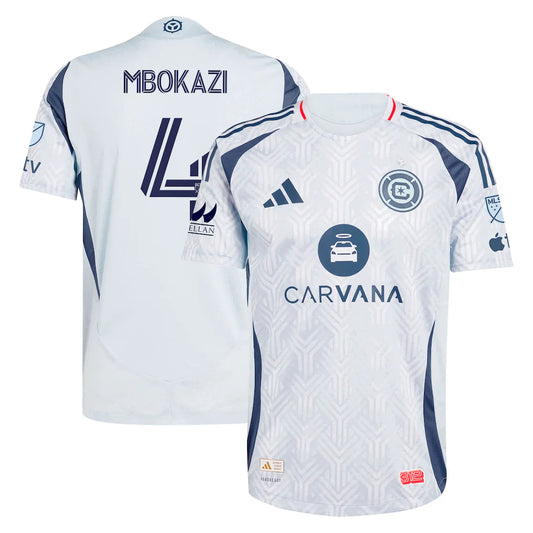 Mbekezeli Mbokazi Chicago Fire 2025 The Municipal Kit On-Field – Light Blue