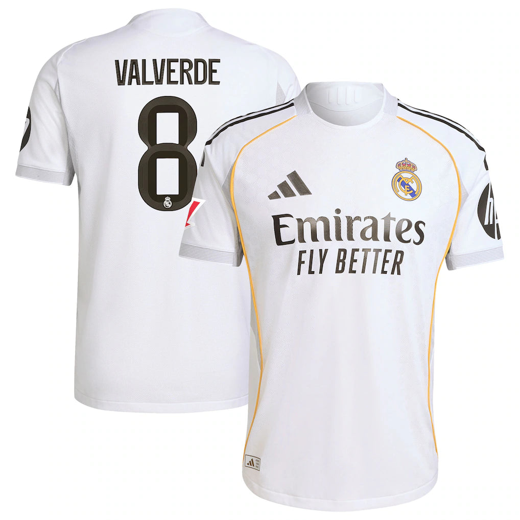 Federico Valverde Real Madrid 2025/26 Home - White